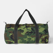 Green Camouflage Pattern, militärisches Muster, Ar Duffle Bag (Vorderseite)