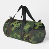 Green Camouflage Pattern, militärisches Muster, Ar Duffle Bag (Rechte Ecke)