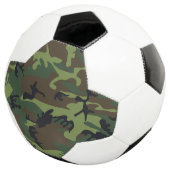 Green Camouflage Pattern, militärisches Muster, Ar Fußball (Dreiviertel)