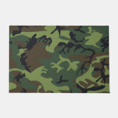 Green Camouflage Pattern, militärisches Muster, Ar Fußmatte (Vorderseite)