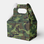 Green Camouflage Pattern, militärisches Muster, Ar Geschenkschachtel (Vorderseite)