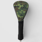 Green Camouflage Pattern, militärisches Muster, Ar Golf Headcover (Vorderseite)