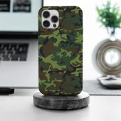 Green Camouflage Pattern, militärisches Muster, Ar iPhone Hülle