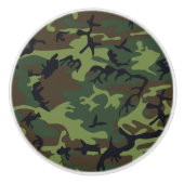 Green Camouflage Pattern, militärisches Muster, Ar Keramikknauf (Vorderseite)