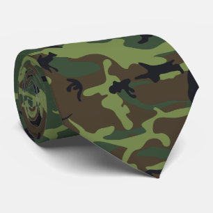 Green Camouflage Pattern, militärisches Muster, Ar Krawatte