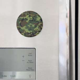Green Camouflage Pattern, militärisches Muster, Ar Magnet