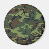 Green Camouflage Pattern, militärisches Muster, Ar Magnet (Vorne)