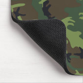 Green Camouflage Pattern, militärisches Muster, Ar Mousepad (Ecke)
