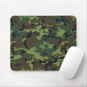 Green Camouflage Pattern, militärisches Muster, Ar Mousepad (Mit Mouse)