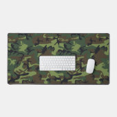 Green Camouflage Pattern, militärisches Muster, Ar Schreibtischunterlage (Tastatur & Maus)