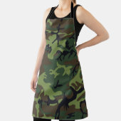 Green Camouflage Pattern, militärisches Muster, Ar Schürze (InSitu)