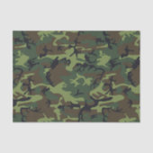 Green Camouflage Pattern, militärisches Muster, Ar Seidenpapier (Vorderseite)