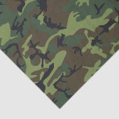 Green Camouflage Pattern, militärisches Muster, Ar Seidenpapier (Ausschnitt)