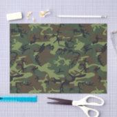 Green Camouflage Pattern, militärisches Muster, Ar Seidenpapier (Handwerk)