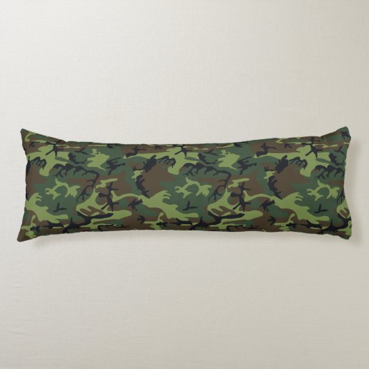 Green Camouflage Pattern, militärisches Muster, Ar Seitenschläferkissen (Vorderseite)