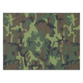 Green Camouflage Pattern, militärisches Muster, Ar Tischdecke (Vorderseite (Horizontal))