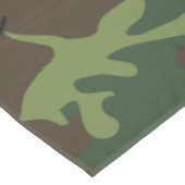 Green Camouflage Pattern, militärisches Muster, Ar Tischdecke (Schrägansicht)