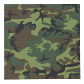 Green Camouflage Pattern, militärisches Muster, Ar Würfel (Vorderseite)
