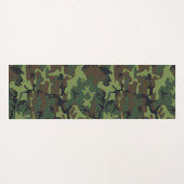 Green Camouflage Pattern, militärisches Muster, Ar Yogamatte (Rückseite (Horizontal))
