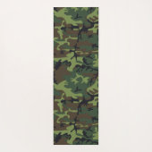 Green Camouflage Pattern, militärisches Muster, Ar Yogamatte (Rückseite)