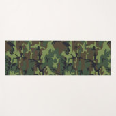 Green Camouflage Pattern, militärisches Muster, Ar Yogamatte (Vorderseite (Horizontal))