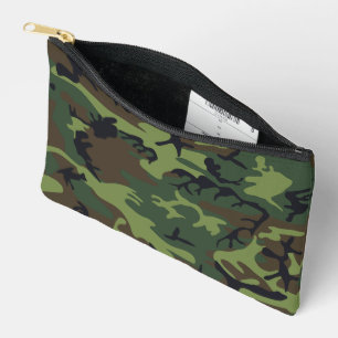 Green Camouflage Pattern, militärisches Muster, Ar Zubehörtasche