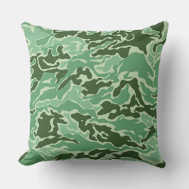 Green Camouflage Pillow Kissen