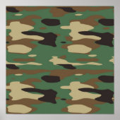 Green Camouflage Poster (Vorne)