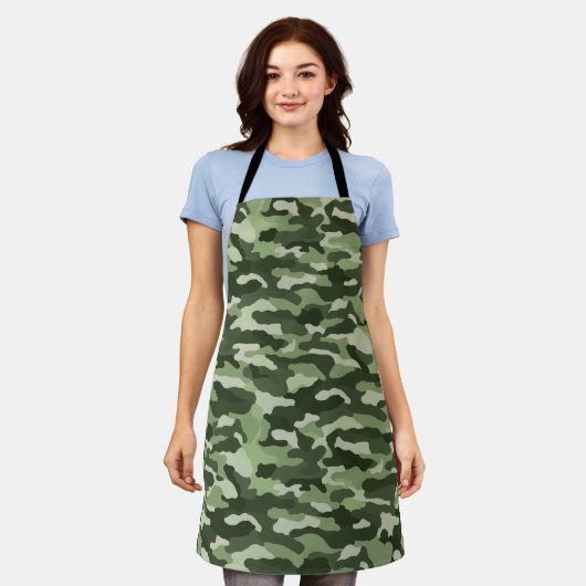 Green Camouflage Schürze (Getragen)