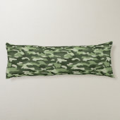 Green Camouflage Seitenschläferkissen (Rückseite)