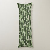 Green Camouflage Seitenschläferkissen (Rückseite (Vertikal))