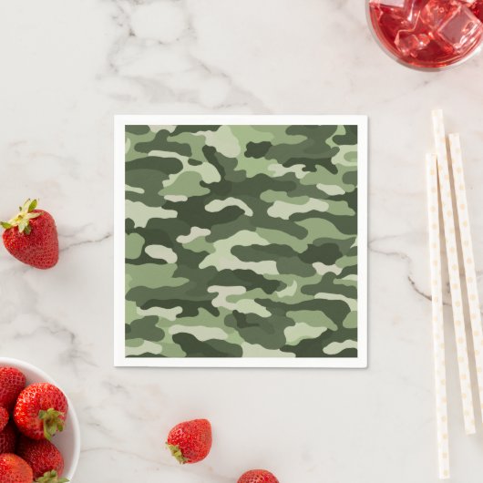 Green Camouflage Serviette (Beispiel)