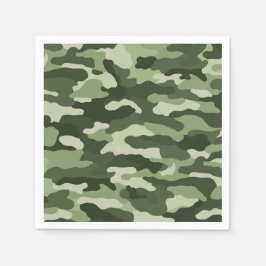 Green Camouflage Serviette
