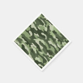 Green Camouflage Serviette (Ecke)