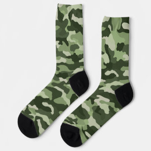Green Camouflage Socken