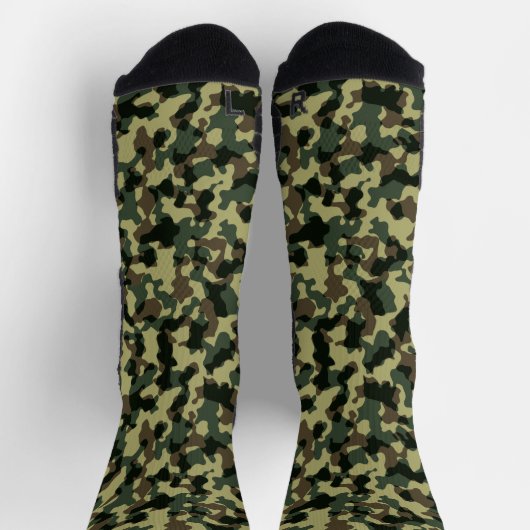 Green Camouflage Socken (Oben)