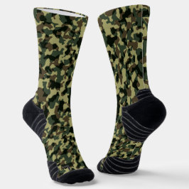 Green Camouflage Socken