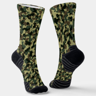 Green Camouflage Socken