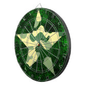 Green Camouflage Star Dartboard Dartscheibe (Vorderseite rechts)