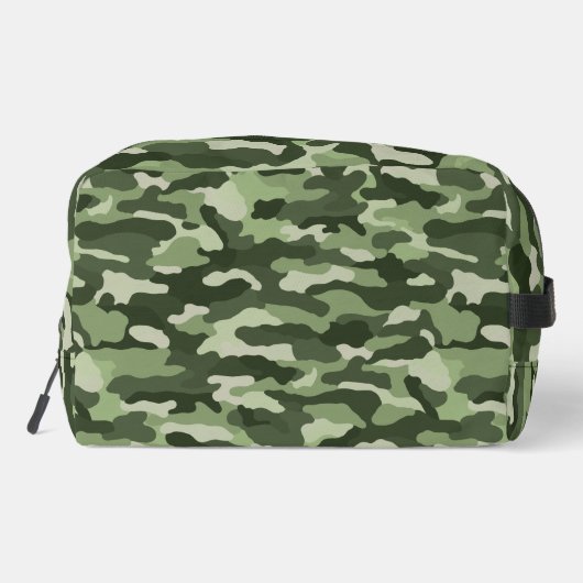 Green Camouflage Waschbeutel (Rückseite)