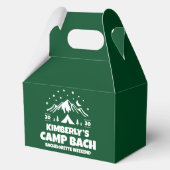 Green Camp Bach Party Geschenkschachtel (Rückseite)