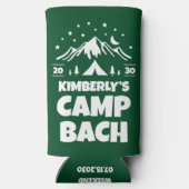 Green Camp Bach Party Selters Dosenkühler (Rückseite)