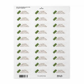 Green Camp Camping Camper Schlafsack Roll Labels (Vorne)