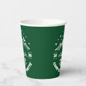 Green Camping Junggeselinnen-Abschied Pappbecher (Links)