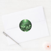 Green Candles Christmas Holiday Sticker (Umschlag)
