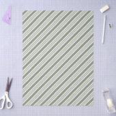 Green Candy Strip Weihnachtsfeier Seidenpapier (Basteln)