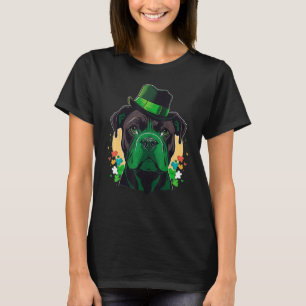 Green Cane Corso Kleeblatt auf St Patricks Day Can T-Shirt