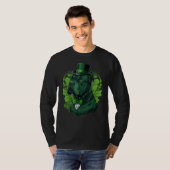 Green Cane Corso shamrock on St Patricks Day Cane  T-Shirt (Vorne ganz)