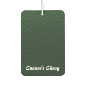 Green Carbon Fiber Style Autolufterfrischer (Vorderseite)