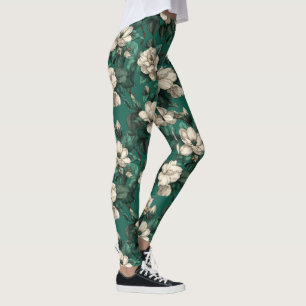 Green Cardio Gardenien Glanz Geschenk Für Leggings